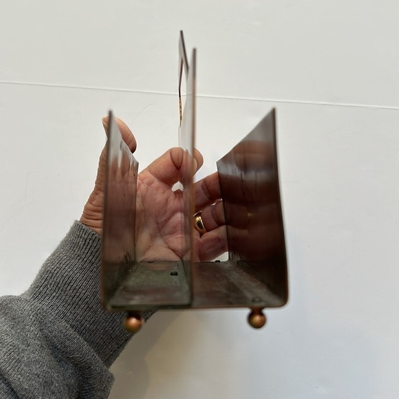 Heintz Art Metal Studio Vintage Bronze Letter Document Holder - Picture 8 of 13